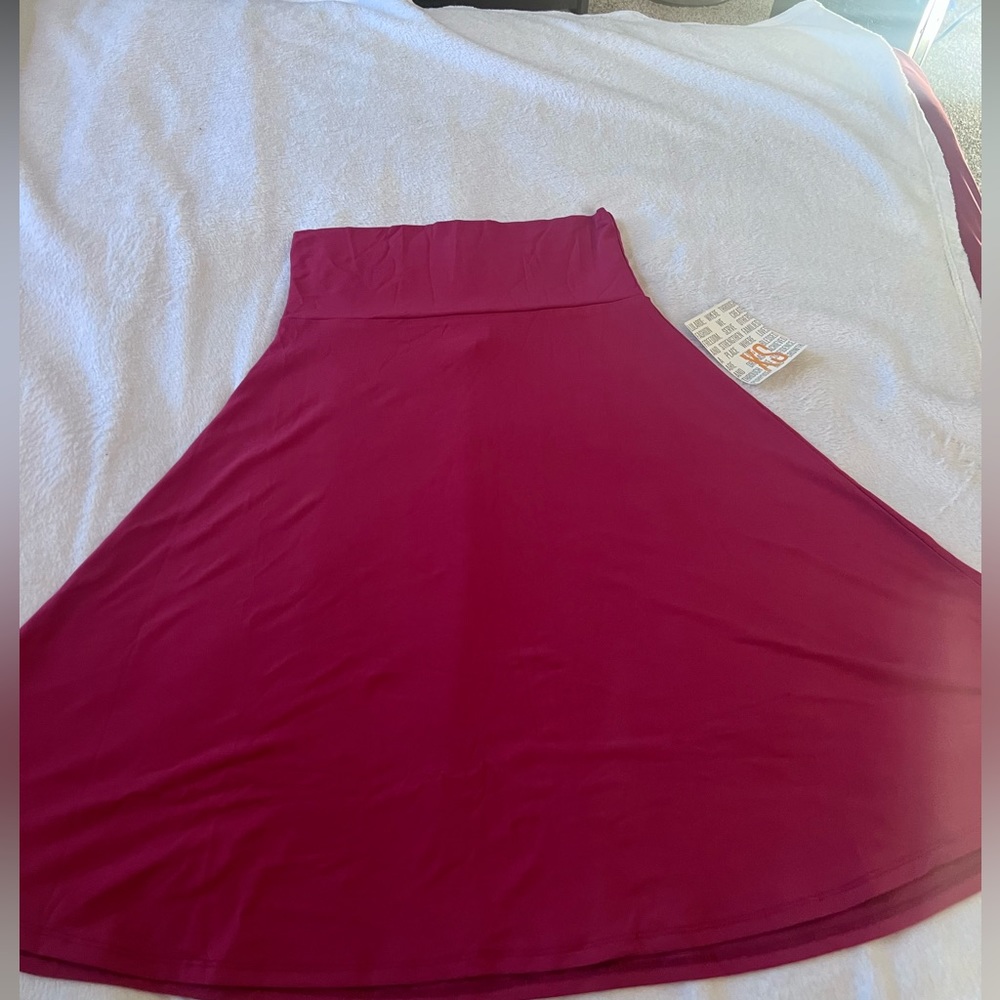 Dark Pink LuLaRoe Skirt